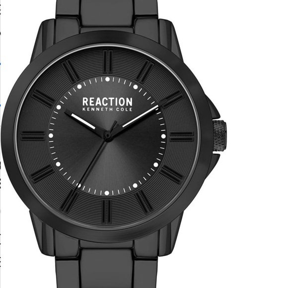 Kenneth Cole Reaction Men's 3 Hand Bracelet Watch, 44mm New In Box - Reemoly - Picture 2 of 2